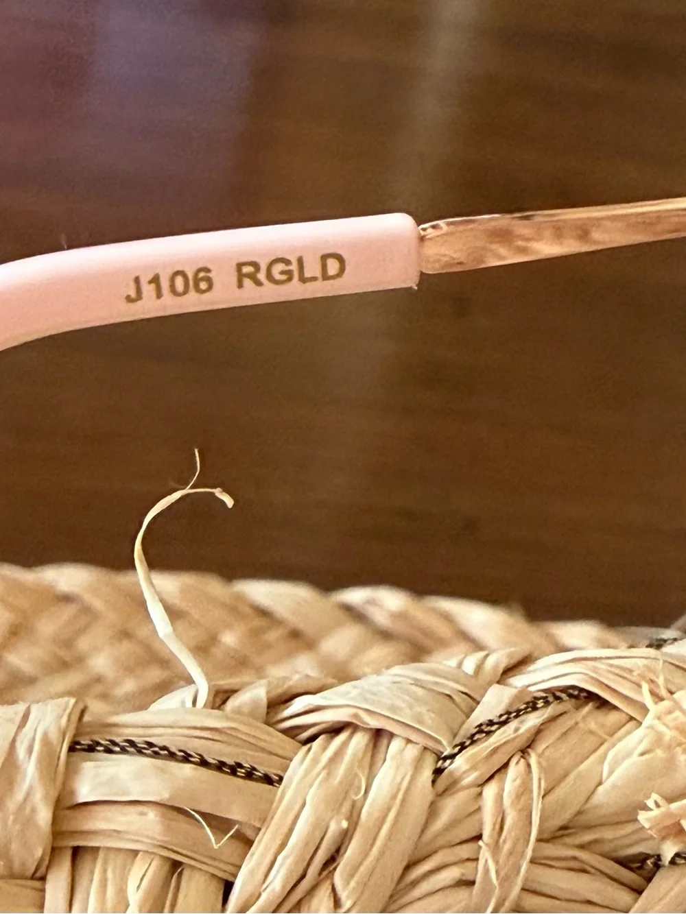 Rose Gold Jessica Simpson J106 Aviator Sunglasses Gray Lenses - Women